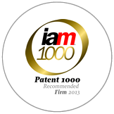 IAM Patent 1000 Dergisi Tavsiye Edilen Türk Patent Firması